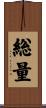 総量 Scroll