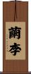 繭李 Scroll
