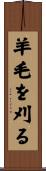 羊毛を刈る Scroll