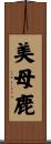 美母鹿 Scroll