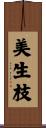 美生枝 Scroll