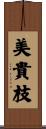 美貴枝 Scroll