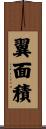 翼面積 Scroll