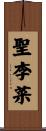 聖李菜 Scroll