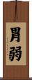 胃弱 Scroll