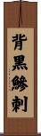 背黒鰺刺 Scroll