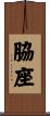 脇座 Scroll