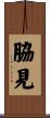 脇見 Scroll
