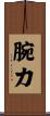 腕力 Scroll