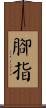 腳指 Scroll