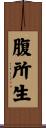 腹所生 Scroll