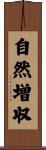 自然増収 Scroll