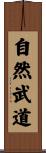 The Nature of Martial Arts Scroll