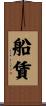 船賃 Scroll