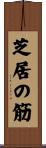 芝居の筋 Scroll