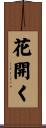 花開く Scroll