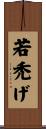 若禿げ Scroll