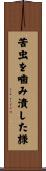 苦虫を噛み潰した様 Scroll