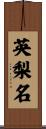 英梨名 Scroll