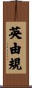 英由規 Scroll