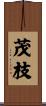 茂枝 Scroll