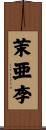 茉亜李 Scroll