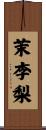 茉李梨 Scroll