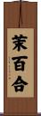 茉百合 Scroll