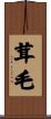 茸毛 Scroll