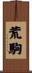 荒駒 Scroll