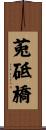 莵砥橋 Scroll