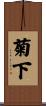 菊下 Scroll