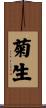 菊生 Scroll