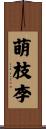 萌枝李 Scroll