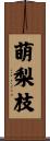萌梨枝 Scroll