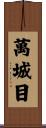 萬城目 Scroll