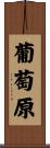 葡萄原 Scroll