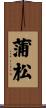 蒲松 Scroll