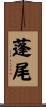 蓬尾 Scroll