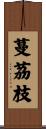 蔓茘枝 Scroll
