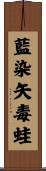 藍染矢毒蛙 Scroll