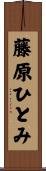 藤原ひとみ Scroll