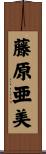 藤原亜美 Scroll