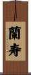 蘭寿 Scroll