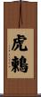 虎鶫 Scroll