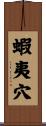 蝦夷穴 Scroll