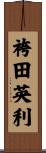 袴田英利 Scroll