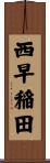 西早稲田 Scroll