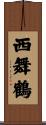 西舞鶴 Scroll