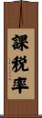 課税率 Scroll